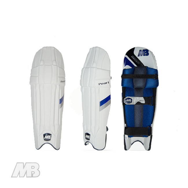 MB Malik Pearl Batting Pads Views