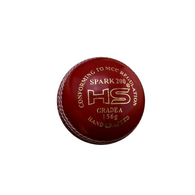 HS Spark 300 Cricket Ball (Red)