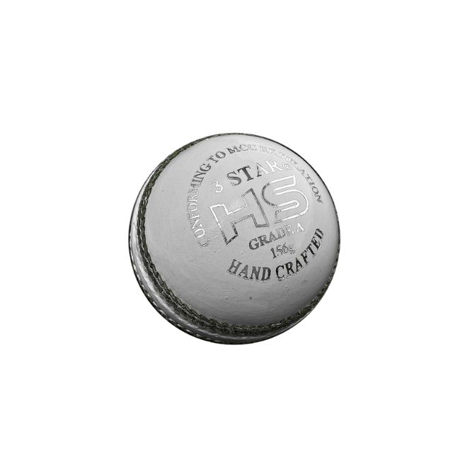 HS 3 Star Cricket Ball (White)